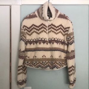 NWOT Target cropped fleece